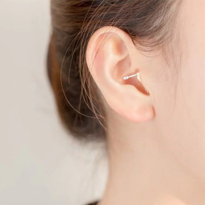 Mini Size Inner Ear Volume Adjustable Invisible Hearing Aid Hearing Aids Ear Sound Amplifier for Hearing Loss People - Red/Right - 2