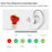 Mini Size Inner Ear Volume Adjustable Invisible Hearing Aid Hearing Aids Ear Sound Amplifier for Hearing Loss People - Red/Right - 5