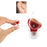 Mini Size Inner Ear Volume Adjustable Invisible Hearing Aid Hearing Aids Ear Sound Amplifier for Hearing Loss People - Red/Right - 6