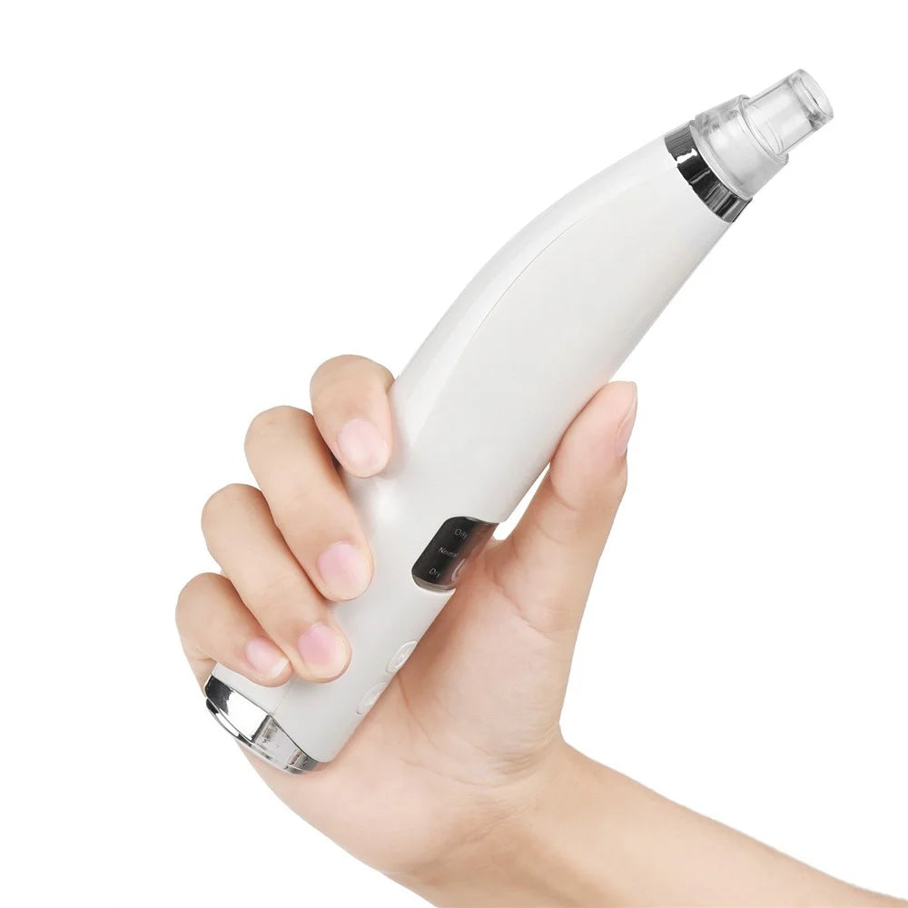 Blackhead Comedones Whitehead Pore Vacuum Cleaner Remover with Hot Compress Function with USB Cable for Women Men - 2