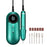 Electric Nail Drill Polish Kit 30000RPM Nail File Manicure Pedicure Tool with 6 Drill Bits Sanding Bands - Green - 1