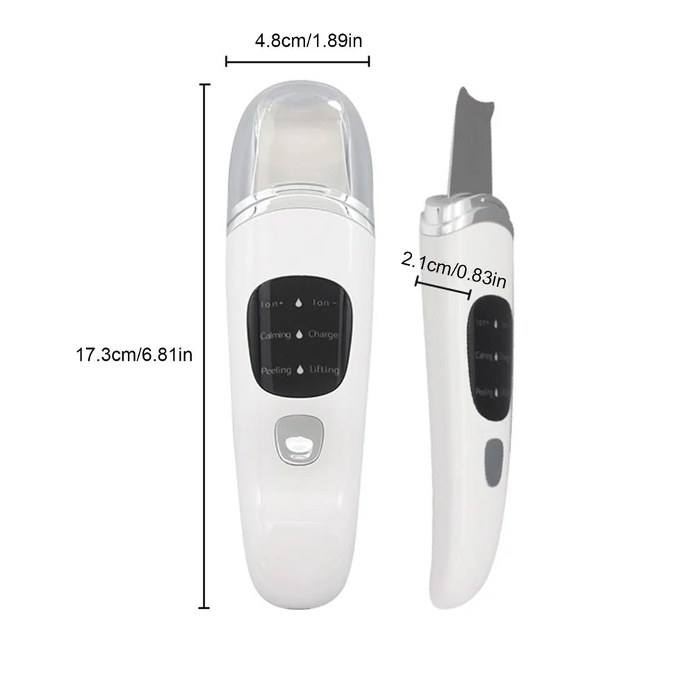 Skin Scrubber Electric Pore Cleanser Blackhead Remover Comedones Extractor Facial Skin Beauty Tool with Charging Cable - 4