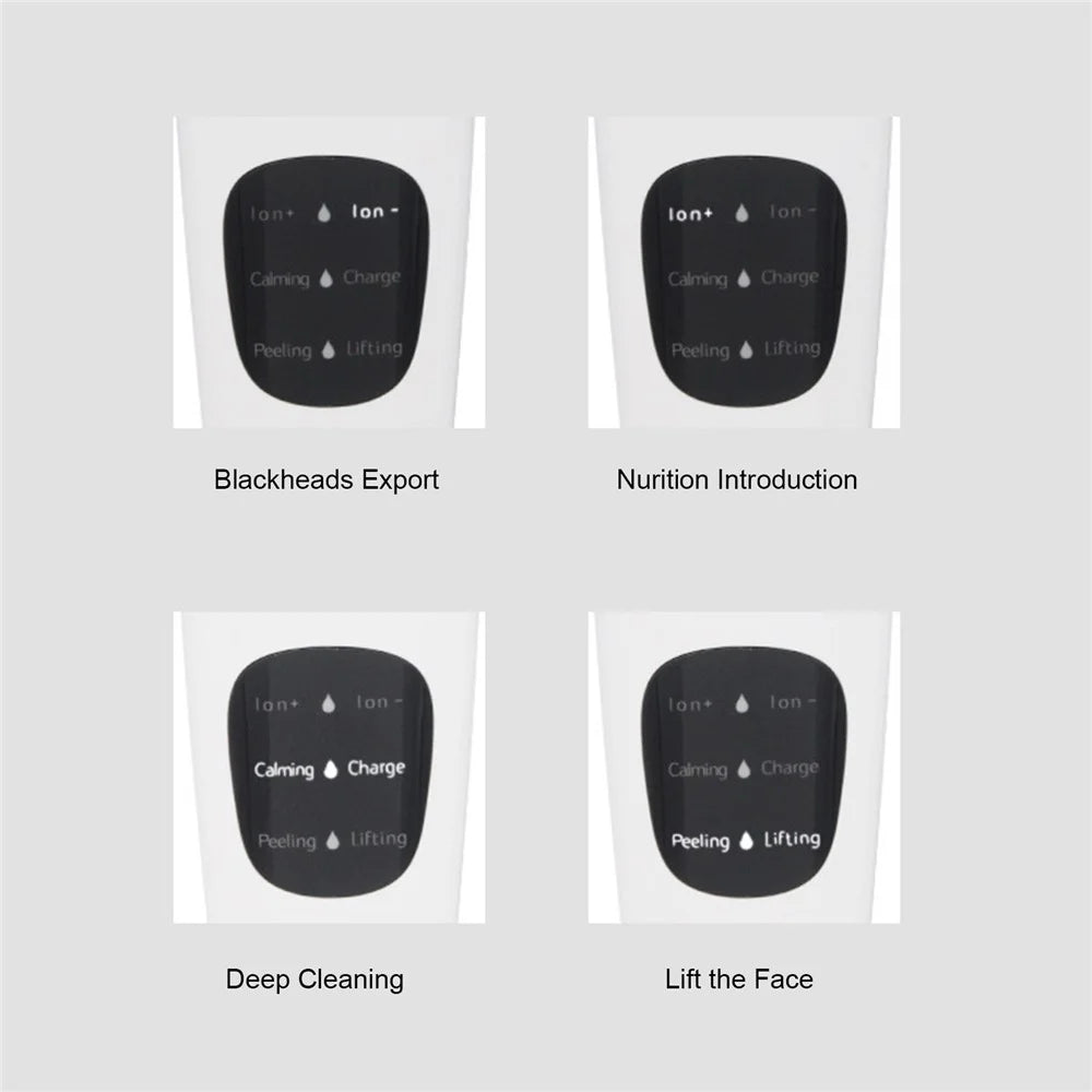 Skin Scrubber Electric Pore Cleanser Blackhead Remover Comedones Extractor Facial Skin Beauty Tool with Charging Cable - 5