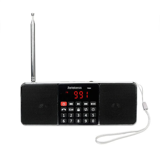 RETEKESS TR602 Portable FM / AM Radio Multiband Digital Radio Receiver Bluetooth-compatible Speakers MP3 Player Earphone Output AUX IN Support TF Card U-Drive Reading - 1