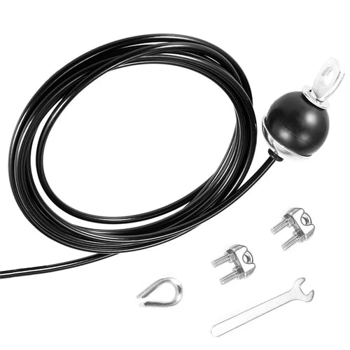 2.5m Gym Cable Steel Wire Fitness Pulley Cable for Home Gym Cable Machine Weight Lift Pulley System - 1