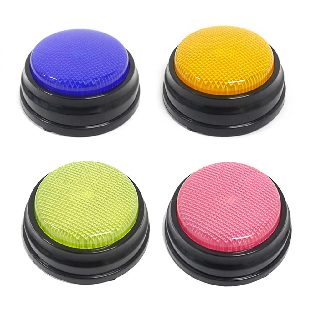 Small Size Answering Buttons Set Easy Carry Voice Recording Sound Button Kids Parent Interactive Toy - 1