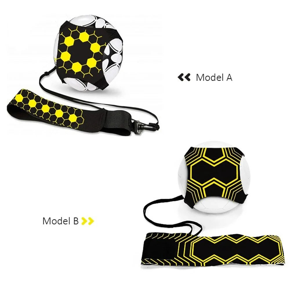 Soccer Trainer Soccer Kick Solo Practicing Soccer Training Aid Equipment with Adjustable Belt - 4
