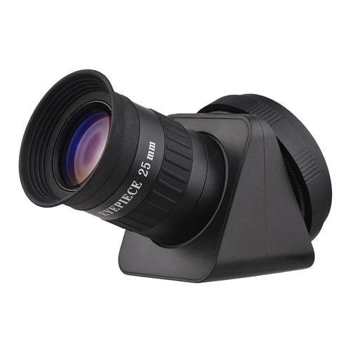 25mm Eyepiece with 90-Degree Diagonal Mirror for T-mount Telephoto Lens Refractor Astronomical Telescope - 1