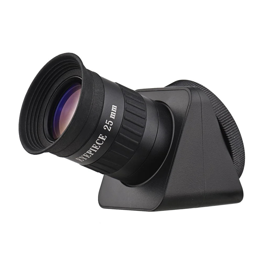 25mm Eyepiece with 90-Degree Diagonal Mirror for T-mount Telephoto Lens Refractor Astronomical Telescope - 2