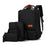 3Pcs Backpack Set Women Men 14.5-inch Laptop Backpack Shoulder Bag Small Pocket for Travel School Work - Black - 1