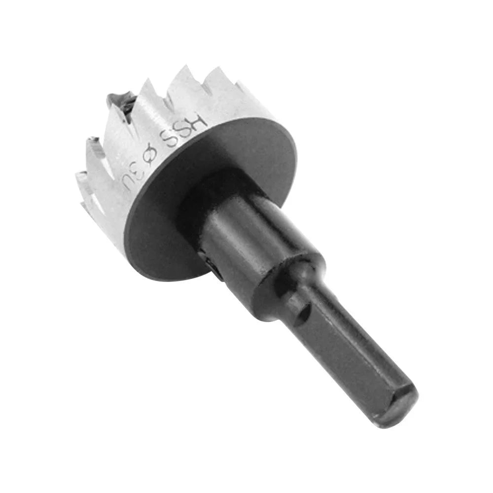 6Pcs High Speed Steel 16/18.5/20/25/30/35mm HSS Drill Bits Hole Saw Set for Stainless Steel Copper Aluminium Fiberglass Wood - 2