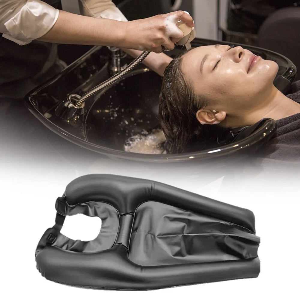 Portable Shampoo Basin Inflatable Home Foldable Shampoo Pad Cushion - 6