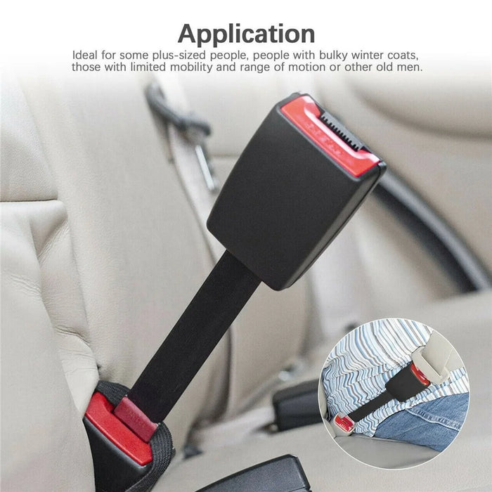 Seat Belt Extender Cars Seatbelt Buckle Extension 25cm Auto Car Seat Belt Clip Extender - 2