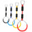 4Pcs Gymnastic Rings Exercise Hoops Obstacle Courses Gym Rings Swing Bar Athletic Dip Rings Strength Workout Training Pull Ups - 4