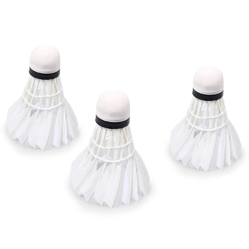 12Pcs Feather Badminton Shuttlecocks High Speed Badminton Balls for Indoor Outdoor Sports - 4