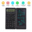 Calculator with LCD Writing Tablet 10 Digits Display Desktop Calculator with Stylus Erase Button - Black - 3