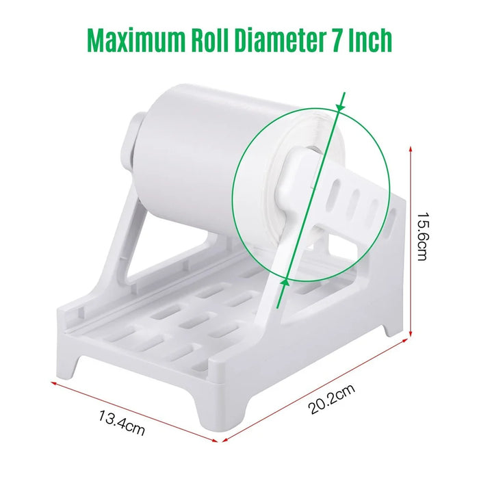 Label Holder Thermal Label Holder for Rolls and Fan-Fold Labels Work with Desktop Label Printers - 2