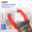 ANENG ST183 AC Current and AC/DC Voltage Tester 6000 Counts Digital Clamp Meter Auto-Ranging Multimeter Resistance Capacitance Diode Test NCV - 4