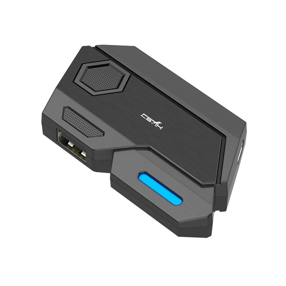 HXSJ P3 Wired Keyboard Mouse Converter 3 USB Ports Design Portable Mobile Game Keyboard and Mouse Adapter for Android iOS Systems - 2