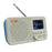 Portable Radio Digital Tuning AM/FM Stereo Radio Player Rechargeable Supports TF USB Port, Sleep Timer - 1