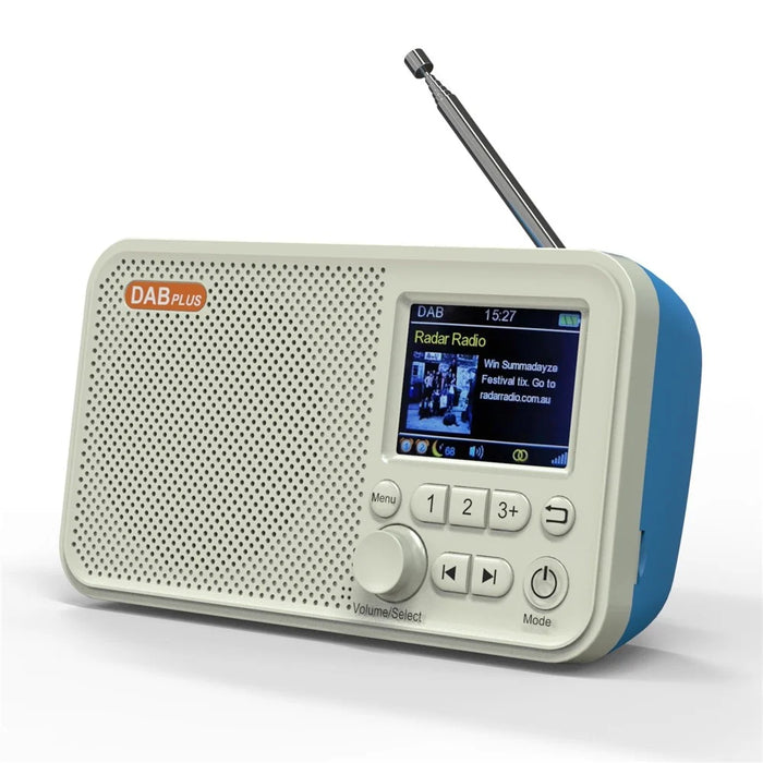Portable Radio Digital Tuning AM/FM Stereo Radio Player Rechargeable Supports TF USB Port, Sleep Timer - 3