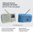 Portable Radio Digital Tuning AM/FM Stereo Radio Player Rechargeable Supports TF USB Port, Sleep Timer - 5