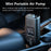 Portable Car Air Pump Intelligent Cordless Air Compressor Large-Capacity Battery 140PSI Electric Tire Inflator Power Bank with SOS Emergency Light for Car Motorcycle Bicycle Tires Balls - Green - 6