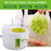 3L Large Capacity PC Salad Spinner Manual Lettuce Spinner Fruits and Vegetables Dryer with Rotary Handle for Food Prep Home Kitchen (BPA-Free, No FDA Certification) - 2