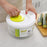 3L Large Capacity PC Salad Spinner Manual Lettuce Spinner Fruits and Vegetables Dryer with Rotary Handle for Food Prep Home Kitchen (BPA-Free, No FDA Certification) - 6