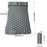 Portable 2 Person Camping Mat Air Mattress with Air Pillow Built-in Foot Pump Backpacking Sleeping Pad - Dark Blue - 5
