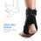 Ankle Brace Adjustable Compression Ankle Support Wrap Ankle Sleeve with Protecting Board for Sprained Ankle - Size: L - 5