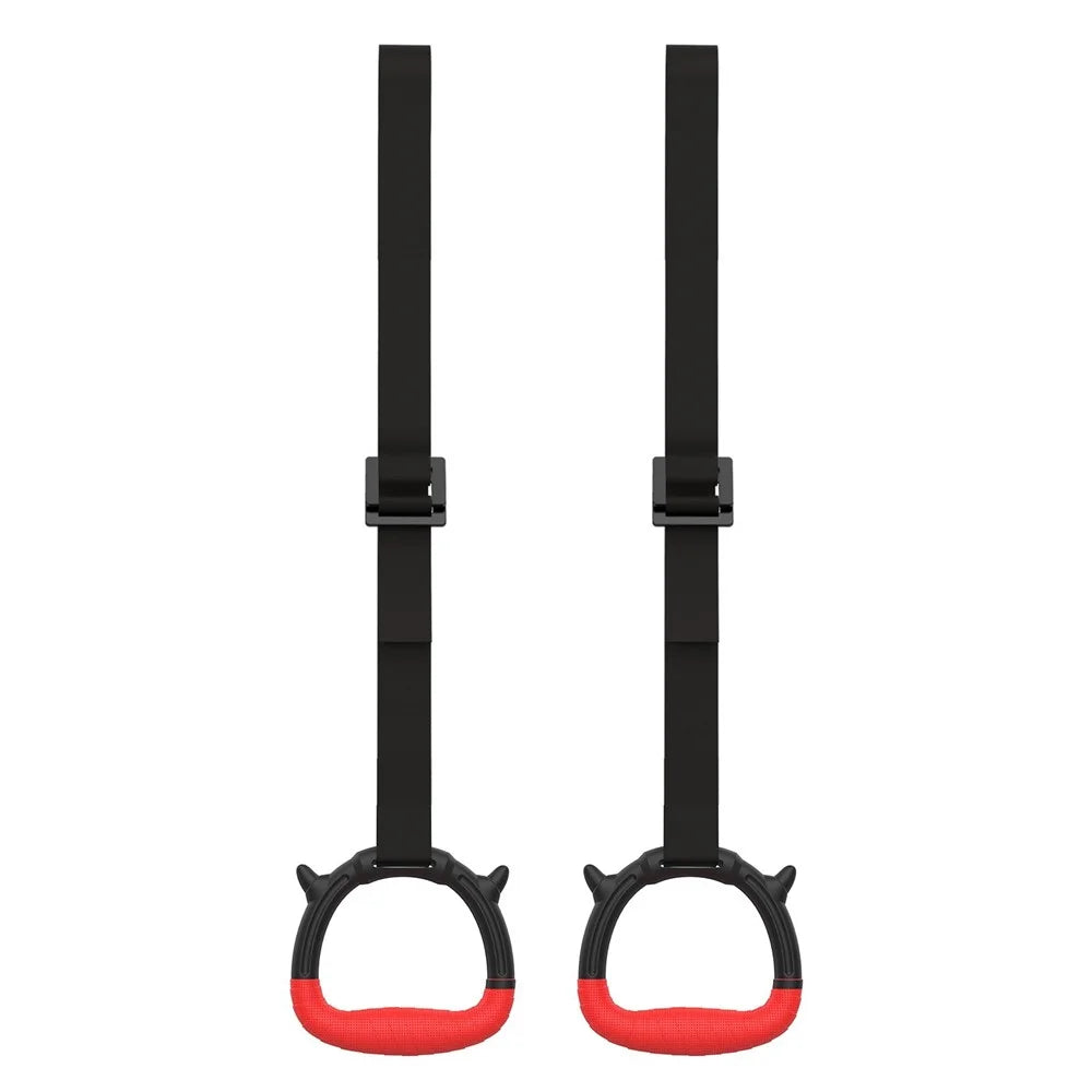 2Pcs Gymnastics Rings 330Lbs Capacity Gym Fitness Gymnastics Calisthenics Pull Up Exercise Rings for Home Gym Full Body Workout - 1