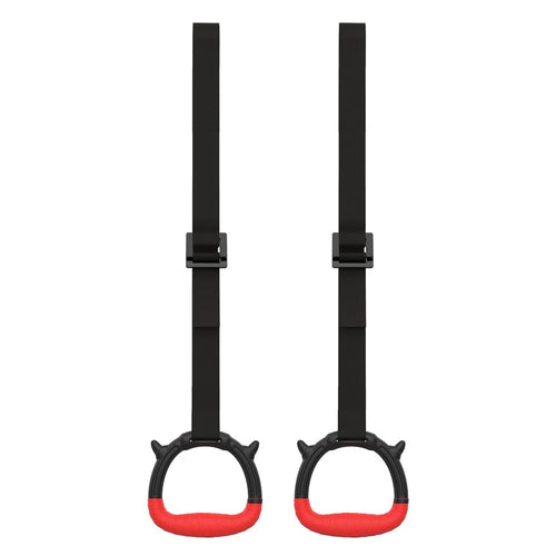 2Pcs Gymnastics Rings 330Lbs Capacity Gym Fitness Gymnastics Calisthenics Pull Up Exercise Rings for Home Gym Full Body Workout - 1