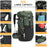 Hiking Backpack 50L Mountaineering Backpack Waterproof Lightweight Hiking Daypack Trekking Camping Outdoor Sport Travel Bag or Climbing Camping Touring - Dark Blue - 2