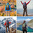 Hiking Backpack 50L Mountaineering Backpack Waterproof Lightweight Hiking Daypack Trekking Camping Outdoor Sport Travel Bag or Climbing Camping Touring - Dark Blue - 3