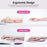 Memory Foam Keyboard Wrist Rest Pad Mouse Pad Set Keyboard Mouse Wrist Pad Cushion Anti-slip Rubber Base - Pink - 7