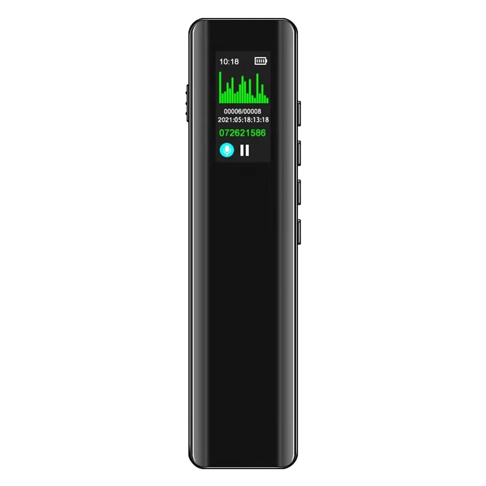 8GB Digital Voice Recorder 60hrs Voice Activated Recording Device Dictaphone MP3 Player 3072KBPS HD Small Tape Recorder for Lectures Meetings Interviews - 7