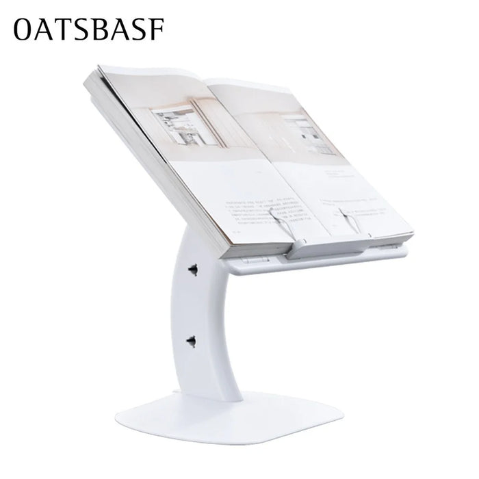 OATSBASF Ergonomic Laptop Stand Portable Book Holder Adjustable Computer Holder for Most Laptops and Phones - 1