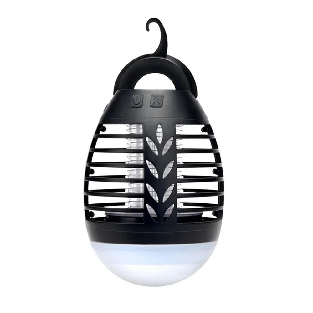 USB Rechargeable Mosquito Killing Lamp IPX6 Water-resistant Flying Insect Bug Zapper Killer Portable Tent Light - 1