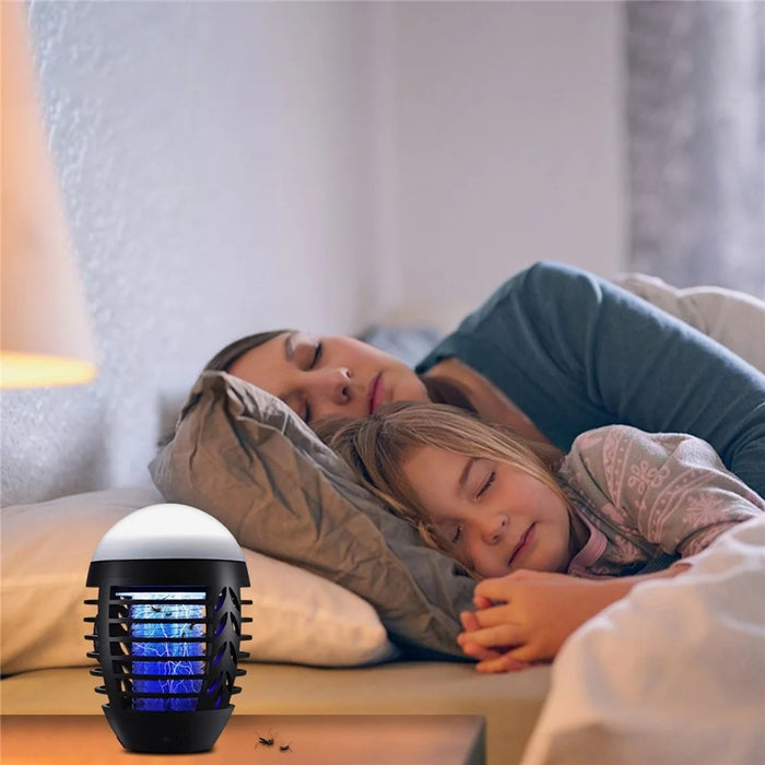 USB Rechargeable Mosquito Killing Lamp IPX6 Water-resistant Flying Insect Bug Zapper Killer Portable Tent Light - 4