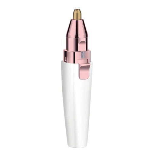 Facial Hair Remover Painless Hair Trimmer Lipstick Shape 2-in-1 Eyebrow Razor Ladies Electric Shaver Built-in Battery - 1