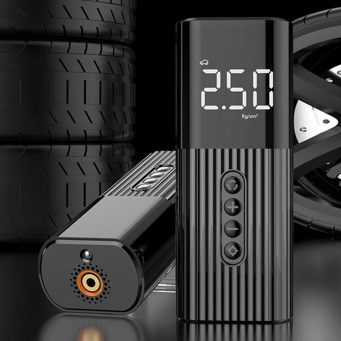 LICHEERS 2 in 1 Car Air Compressor Portable Tire Inflator Auto Pump Digital Tire Pump with LED Light 150PSI Car Tyre Inflator - 6