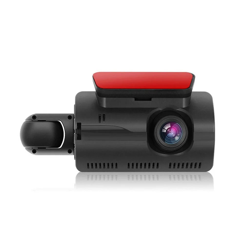 1080P DVR Dash Camera Front and Inside Dual Camera Car Dashcam 3 inch Gravity Sensing IPS Screen Driving Recorder with Night Vision 170-Degree Wide Angle G-Sensor Parking Monitor - 2