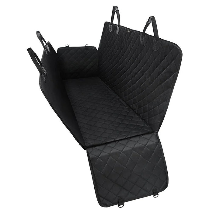 Waterproof Pet Car Mat Back Seats Dog Cushion Durable Pet Mat Trunk Dirt-proof Pad With Ears And Zipper Dog Car Seats Cover Cushion Protector - 2