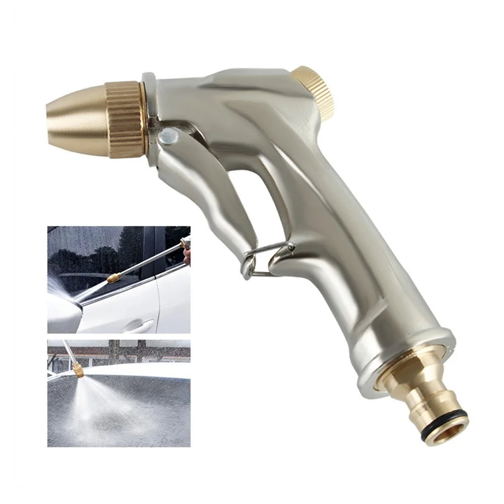 High Pressure Car Washing Water Sprayer Cleaning Tool Garden Hose Nozzle Water Spray - Short Style/9x14cm - 1