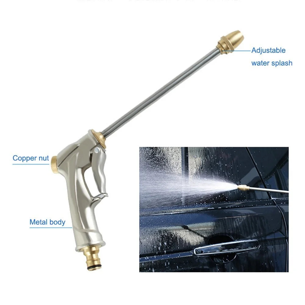 High Pressure Car Washing Water Sprayer Cleaning Tool Garden Hose Nozzle Water Spray - Short Style/9x14cm - 7