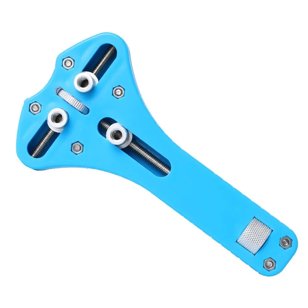 Universal Durable Watch Case Opener 3 Prongs Adjustable Watches Back Cover Removing Tool Watch Repairing and Battery Replacement - Silver - 4
