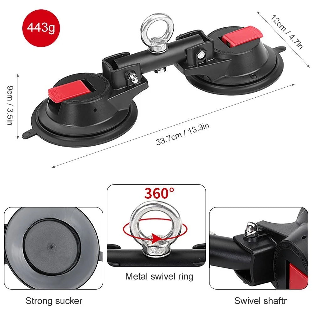 Suction Cup Hook Dog Bathing Grooming Bathing Dual Suction Cup Tub Holder for Pet Dog Cat Shower - 7