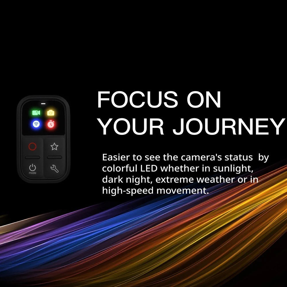 Smart Wireless Remote Control for GoPro Hero 13 / 12 / 11 / 10 / 9 / 8 / Max Replacement Parts Remote with Colorful LED Screen Built-in Battery Support 50M Control Distance - 5