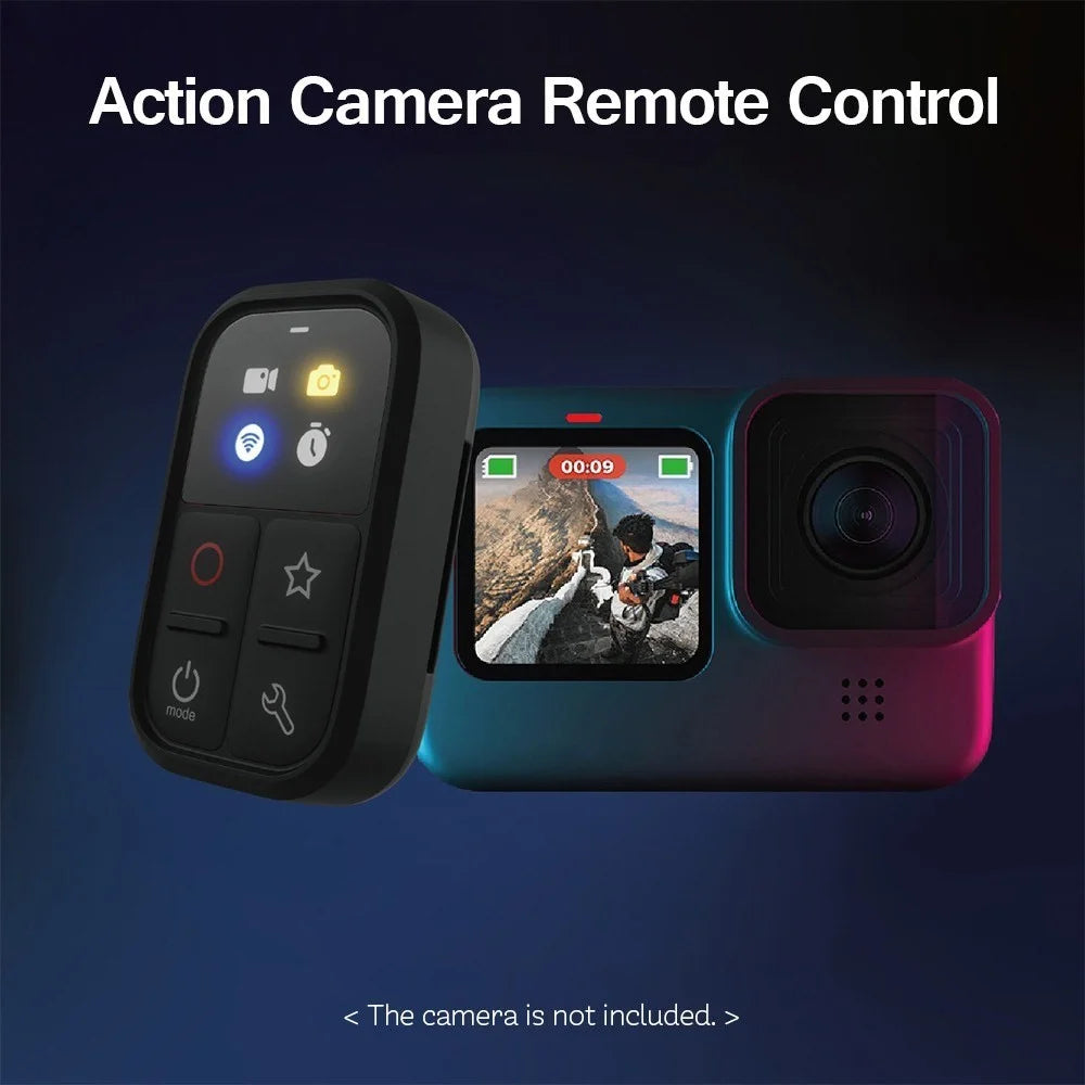 Smart Wireless Remote Control for GoPro Hero 13 / 12 / 11 / 10 / 9 / 8 / Max Replacement Parts Remote with Colorful LED Screen Built-in Battery Support 50M Control Distance - 6